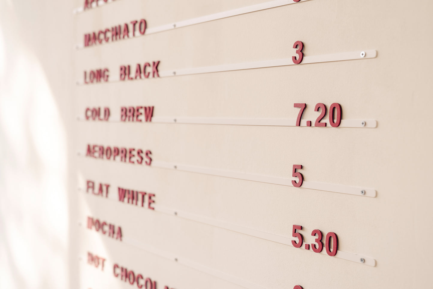 Magnetic Letter Board with Vintage Red Magnetic Letters