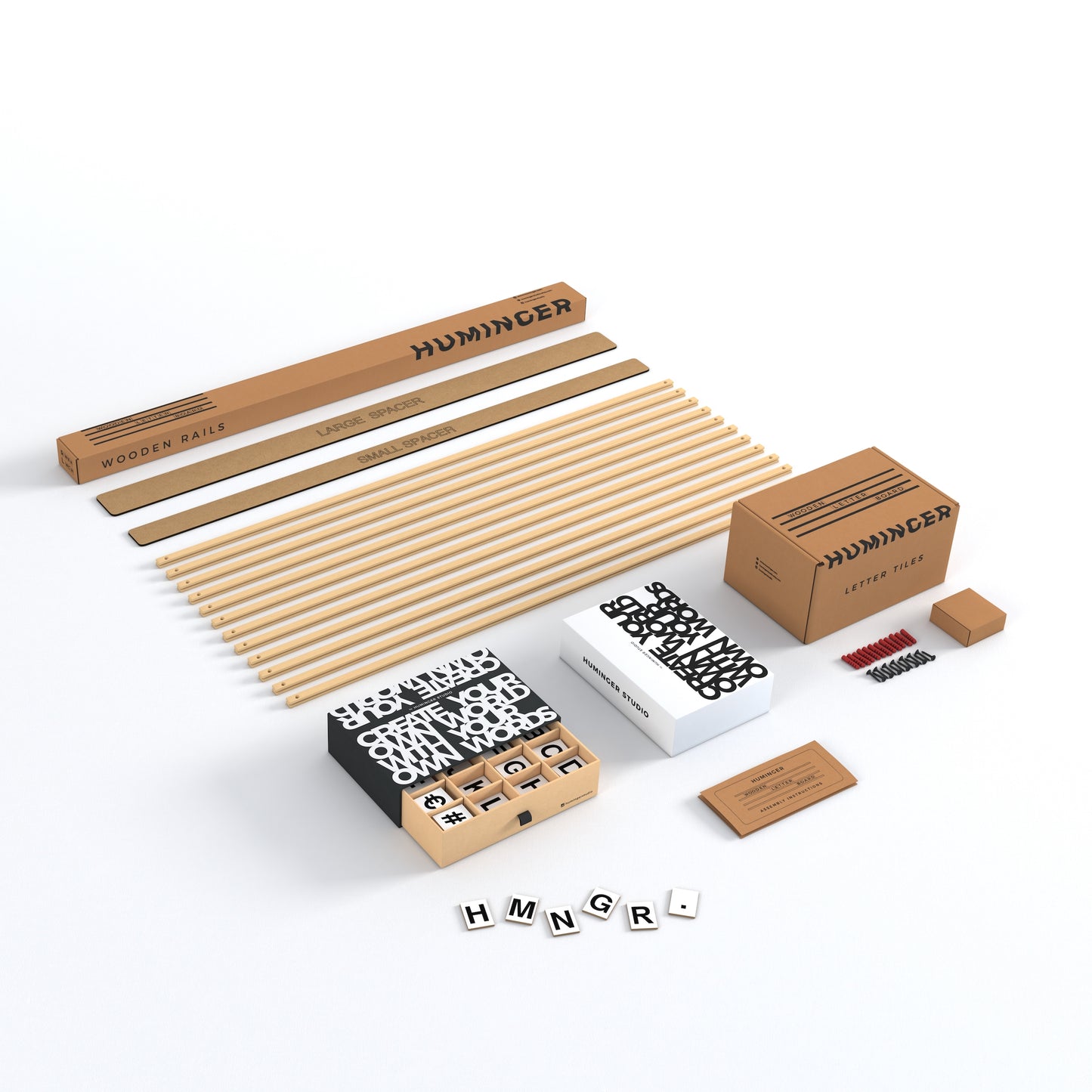 Letter Tiles Menu Board