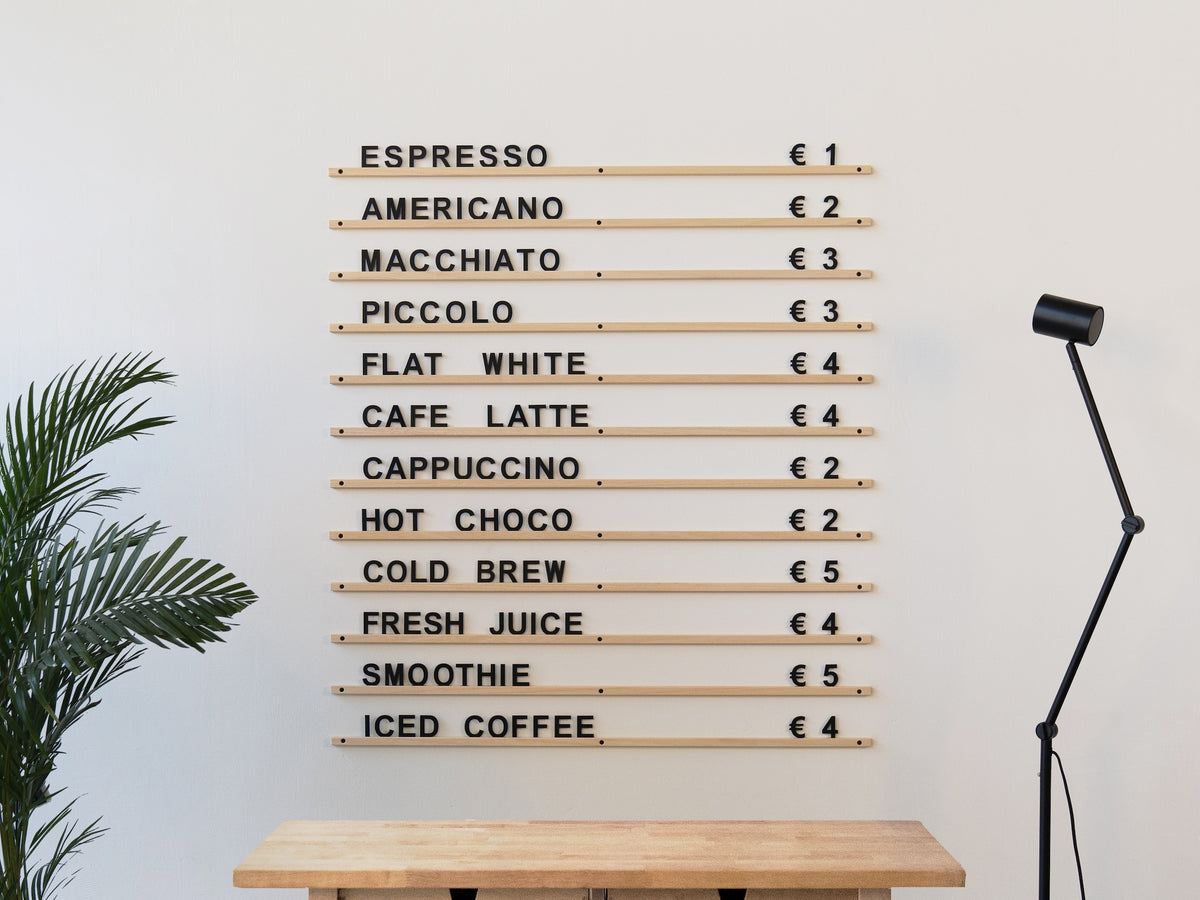 Press Letters Board With Large Letters