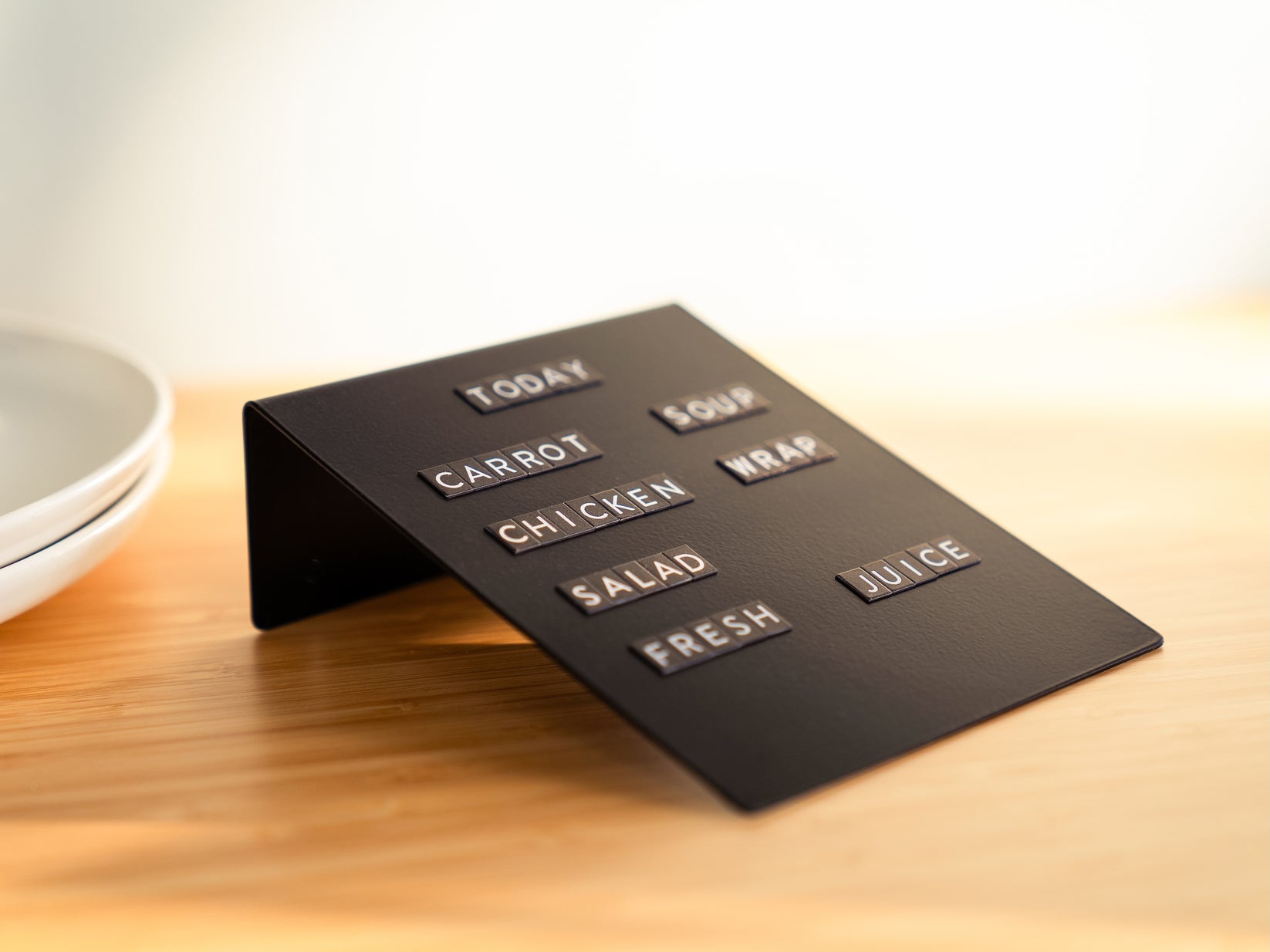 Large Tabletop Signs with Small Magnetic Letters – huminger