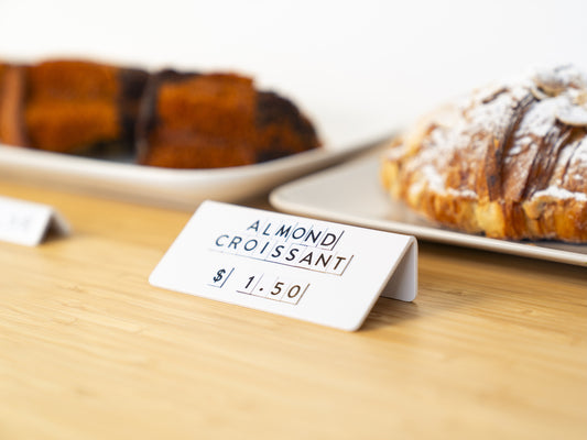 Counter Signs with Small Magnetic Letters