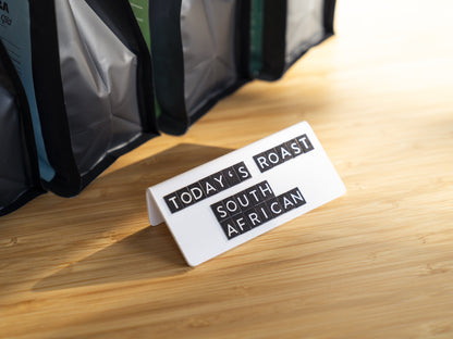 Counter Signs with Small Magnetic Letters